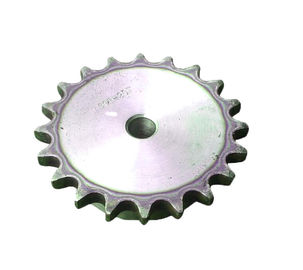 China 24A10T Blacken Treatment Harden Tooth C45 steel large platewheels roller chain sprocket supplier