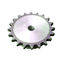 24A10T Blacken Treatment Harden Tooth C45 steel large platewheels roller chain sprocket supplier