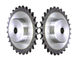 24A10T Blacken Treatment Harden Tooth C45 steel large platewheels roller chain sprocket supplier