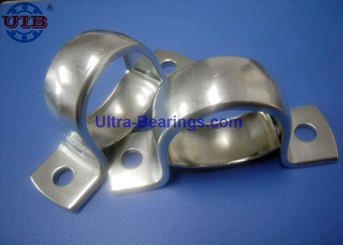 UCPP204 Spherical Ball Bearing With Zinc Plated Pressed Steel Housing For Textile Machine