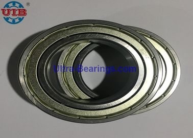 China 19mm Steel Covered Sealed Bearings Low Friction For Heavy Duty Conveyor Roller supplier