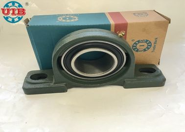 UC208 Industrial Insert Ball Bearings With P208 Cast Iron Green Gray Bearing Housing supplier