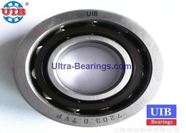 AISI 52100 Steel Angular Contact Bearings , 7203B TVP P4 Engraving Machine Bearing supplier