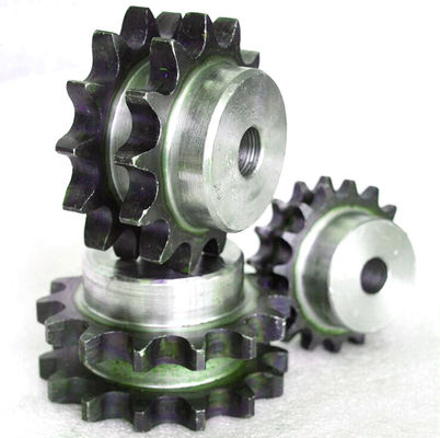 Duplex 08B-2 12T Double row C45 steel ISO standard roller chain sprocket